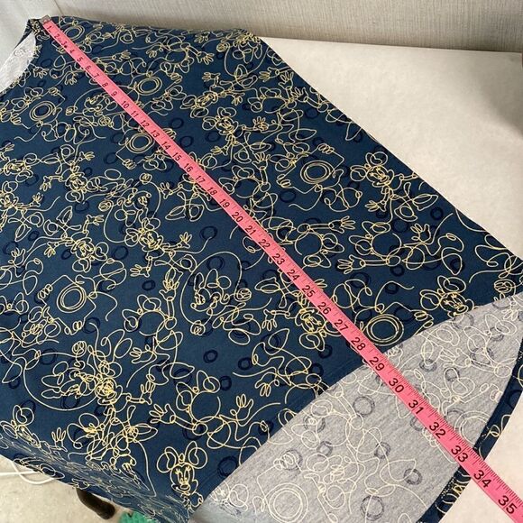 LuLaRoe Minnie Mouse Irma Top Shirt Tunic Disney Camera Blue Small - Picture 8 of 9